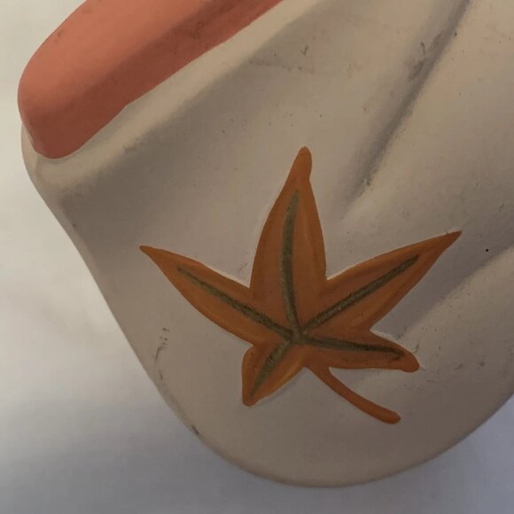 Ceramic Geisha Figure - The Orient Inc - Kawaii - Maple Leaf Design- 10” Tall - Picture 8 of 10